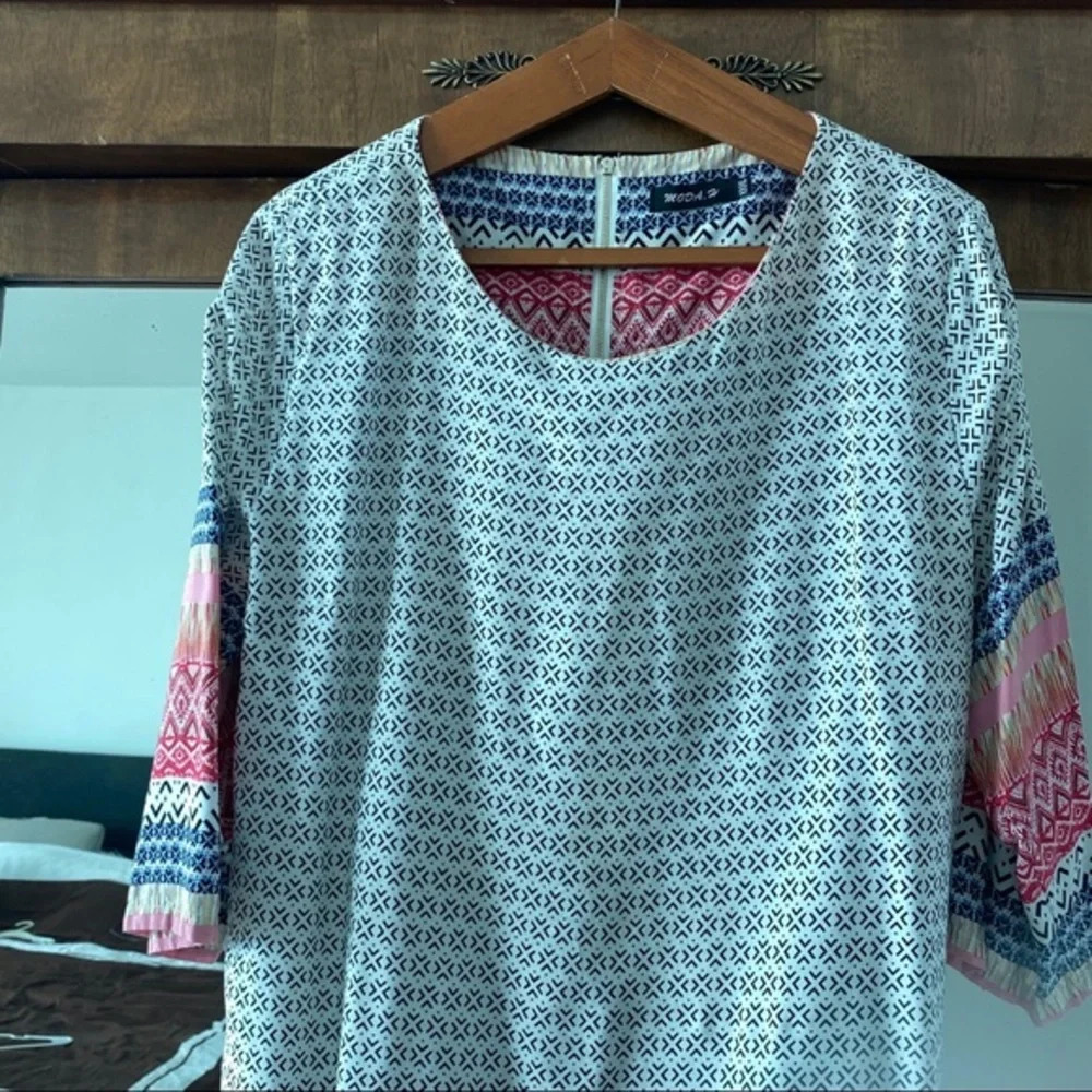 Dress 14 pink long sleeve Moda - Picture 3 of 4